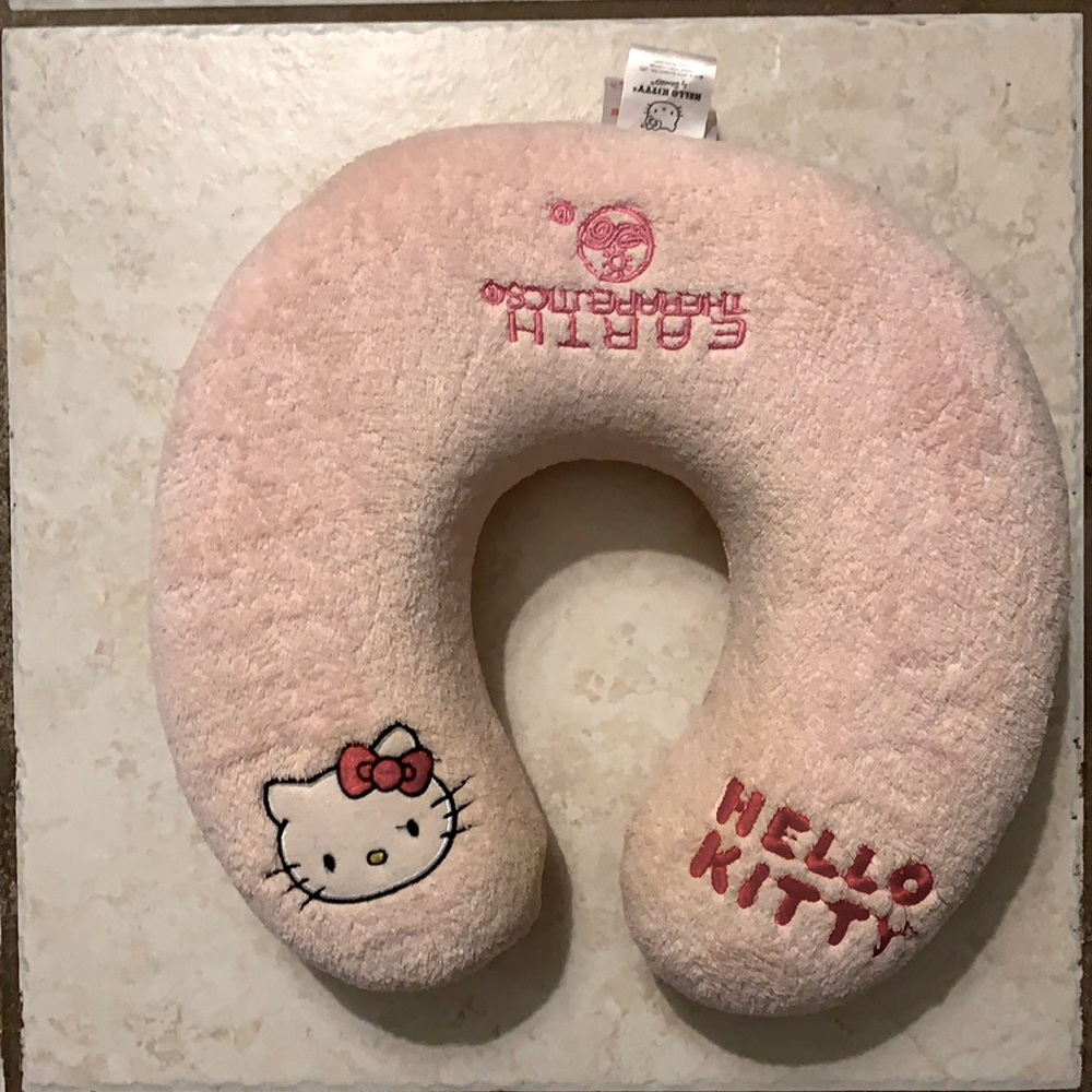 Earth therapeutics hello kitty neck pillow travel U shaped memory foam Sanrio